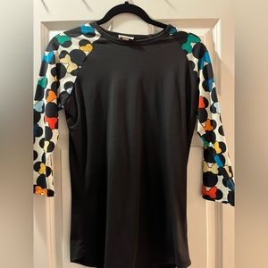 3/4 sleeve baseball minie mouse sleeves